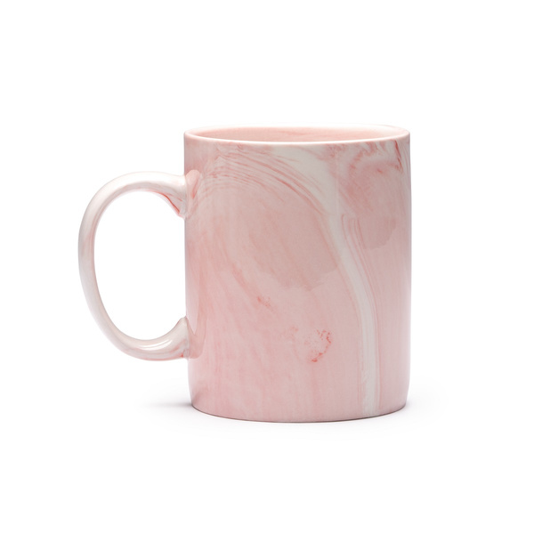 Κεραμική κούπα marble ροζ  350ml