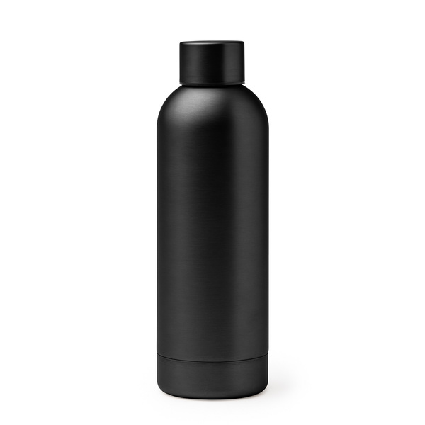 Μπουκάλι θερμός μαύρο inox 550ml