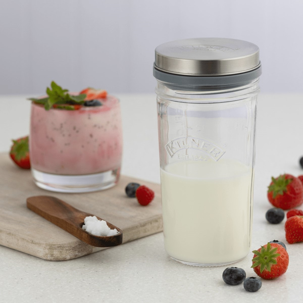 Σετ παρασκευής κεφίρ γυάλινο 0,5lt Kilner