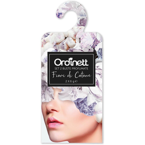 Σετ 2τμχ αρωματικό κρεμαστό ντουλάπας Cotton Flower Ordinett