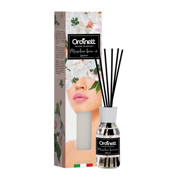 Διαχυτής αρώματος με sticks 125ml White Musk Ordinett