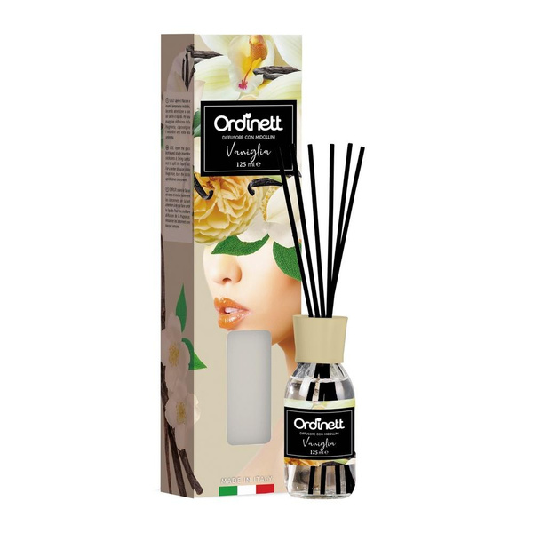 Διαχυτής αρώματος με sticks 125ml Vanilla Ordinett