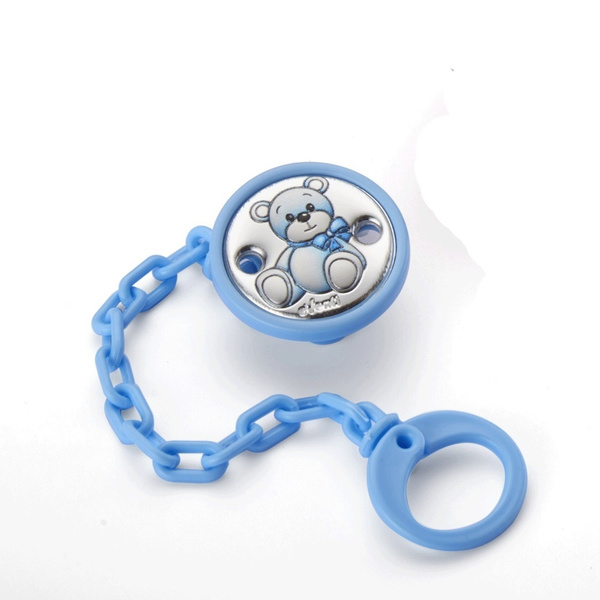Bow Tie Bear Pacifier Holder