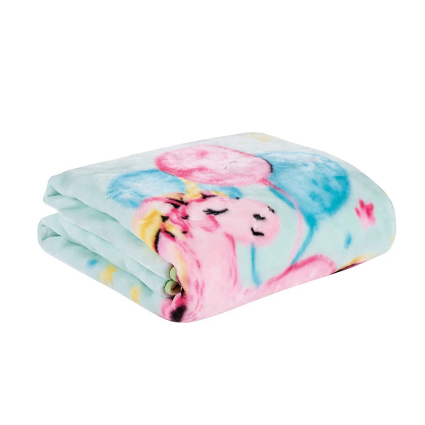 DAS BABY ΚΟΥΒΕΡΤΑ VELOUR ΚΟΥΝΙΑΣ RELAX 4919 MINT, PINK