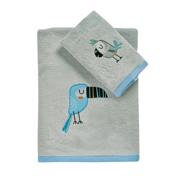 DAS BABY ΣΕΤ ΠΕΤΣΕΤΕΣ 2 ΤΕΜΑΧΙΩΝ ΚΕΝΤΗΤΕΣ FUN 4914 BLUE, GREY