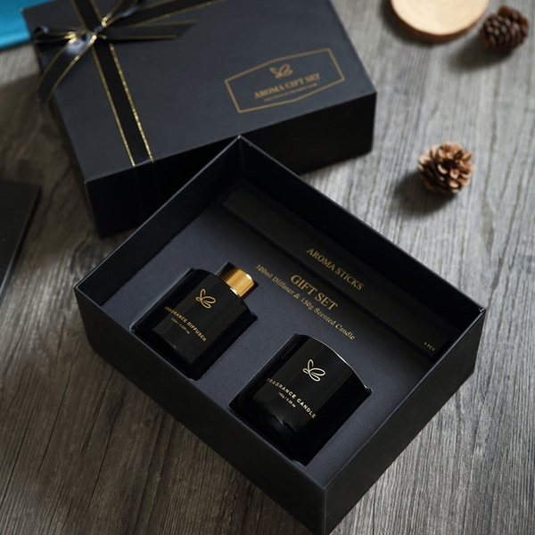 Σετ δώρου διαχυτής αρώματος 100ml  και κερί Rose oud 150gr
