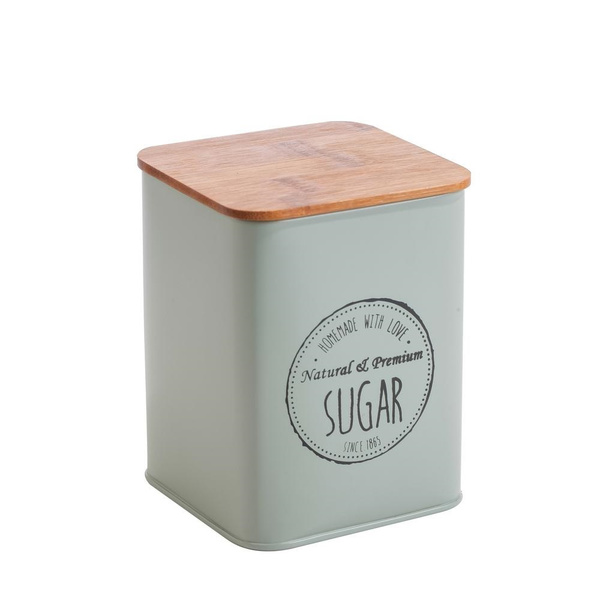 Κουτί αποθήκευσης για ζάχαρη πράσινο Kitchen Trend 13.5cm