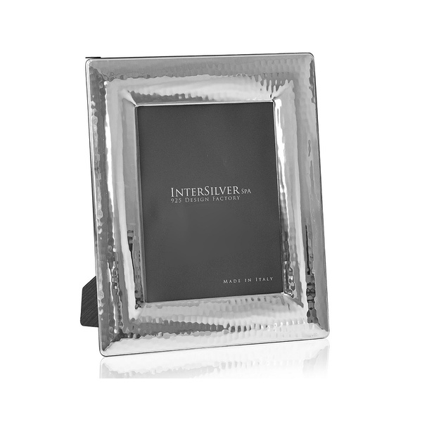 Κορνίζα σφυρήλατη 13x18cm με φιλμ ασημιού