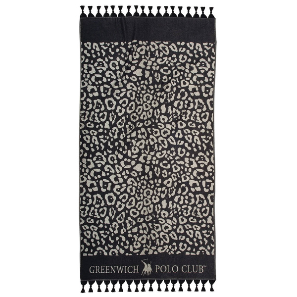 GREENWICH POLO CLUB PAREO FOUTA 90Χ170 4059 BLACK, IVORY