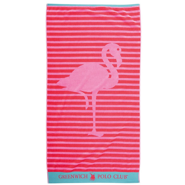 GREENWICH POLO CLUB JUNIOR ΠΕΤΣΕΤΑ ΘΑΛΑΣΣΗΣ 70Χ140 4073 PINK, RED