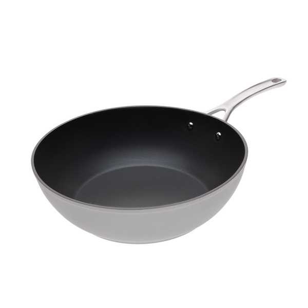 Τηγάνι wok 30cm σφυρήλατο αλουμίνιο Dark Dove Gray Laura Ashley