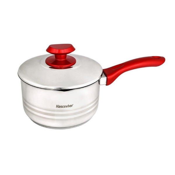 Κατσαρόλα γάλακτος ανοξείδωτη 18cm Diana Red 18/10