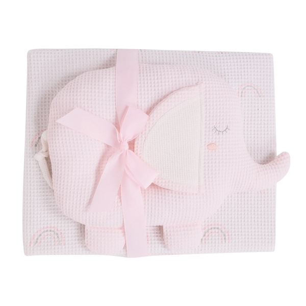 DAS BABY ΚΟΥΒΕΡΤΑ ΠΙΚΕ ΑΓΚΑΛΙΑΣ RELAX 4957 GREY, PINK, WHITE