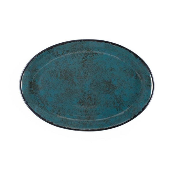 Πιατέλα οβάλ πορσελάνη teal 25cm προσφορά