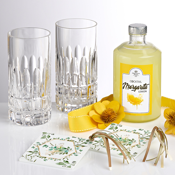Gift box Margarita Lemon με σουβέρ