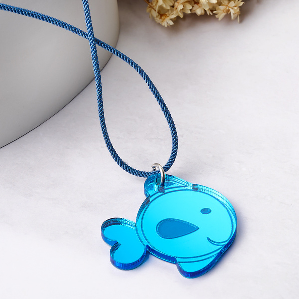 Plexi Summer Friends κρεμαστό ψαράκι γαλάζιο 4cm για μικρούς και μεγάλους