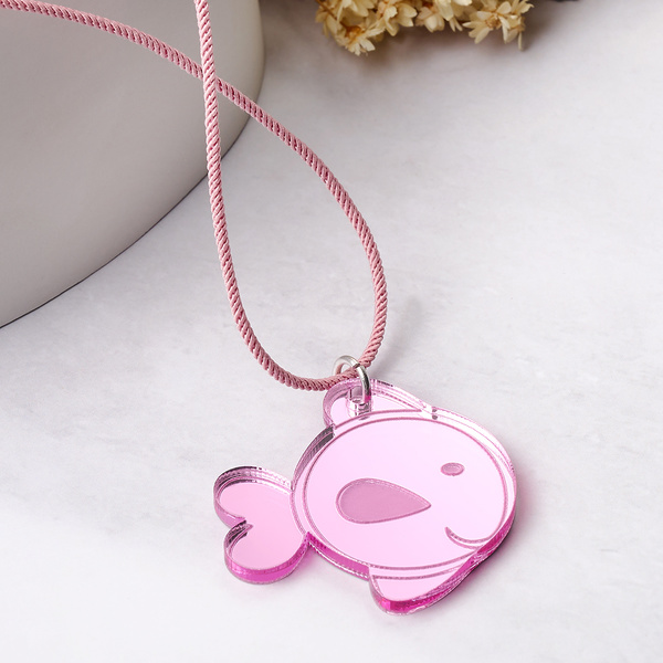 Plexi Summer Friends κρεμαστό ψαράκι ροζ 4cm για μικρούς και μεγάλους