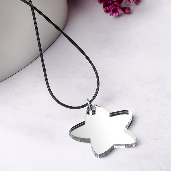 Plexi Summer Friends ασημί Κρεμαστό Αστεράκι – 3,5 εκ.